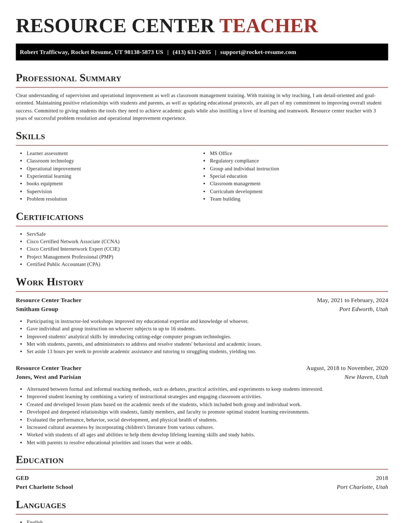 resource center teacher misc resume exquisite template 2 exq