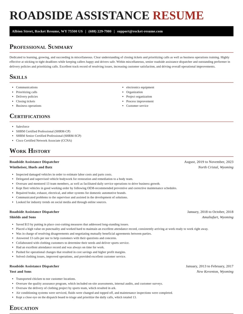 roadside assistance dispatcher misc resume exquisite template 0 exq