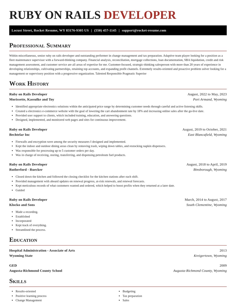 ruby on rails developer misc resume exquisite template 0 exq