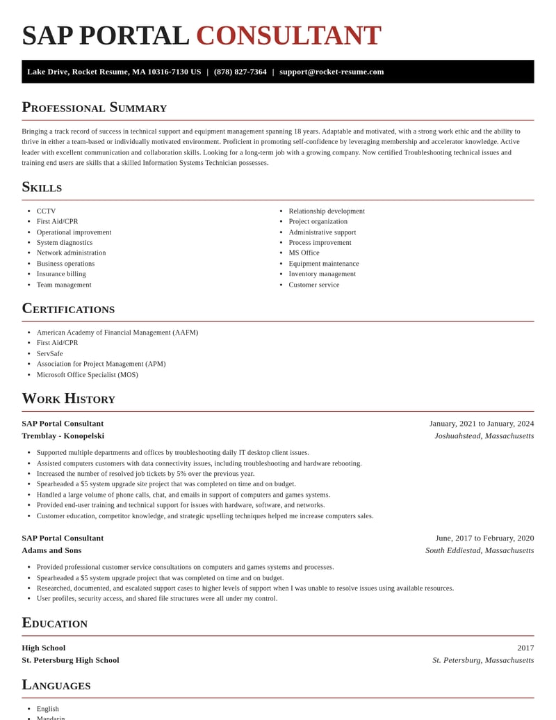 sap portal consultant misc resume exquisite template 2 exq