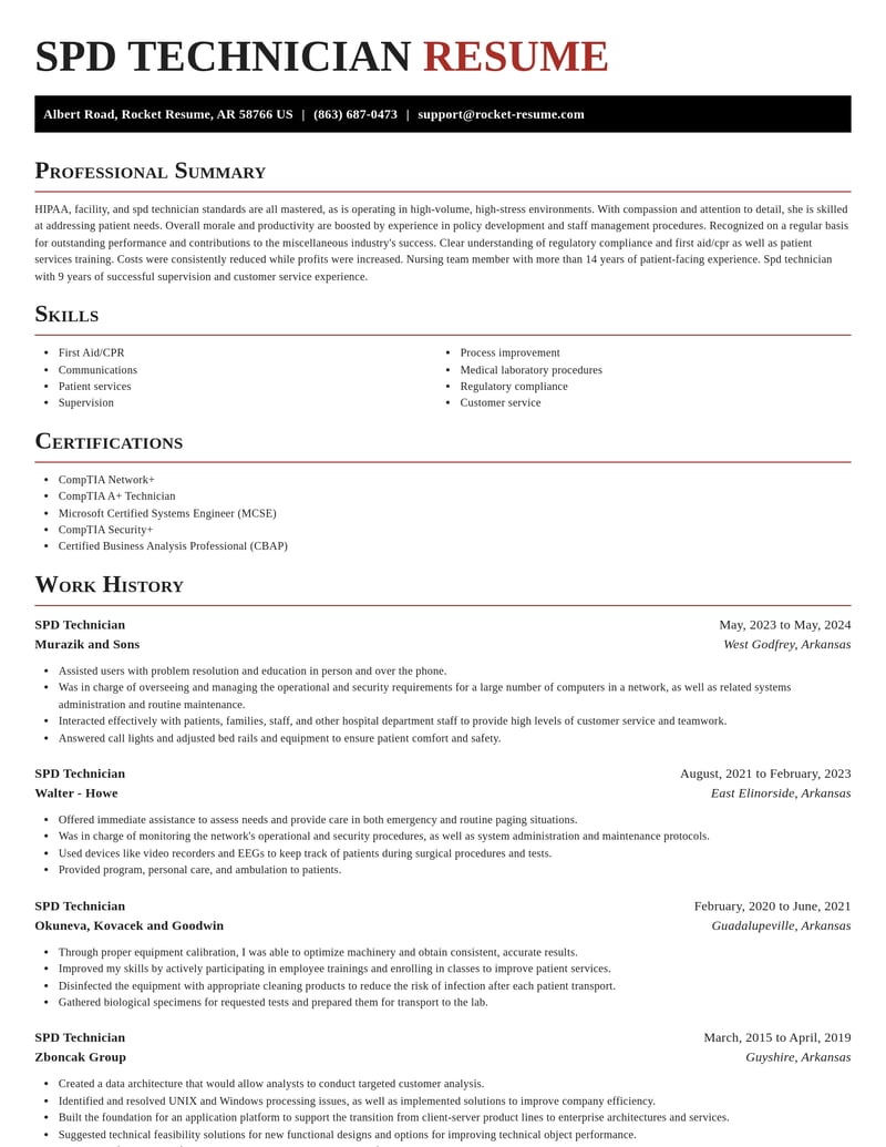 spd technician misc resume exquisite template 2 exq