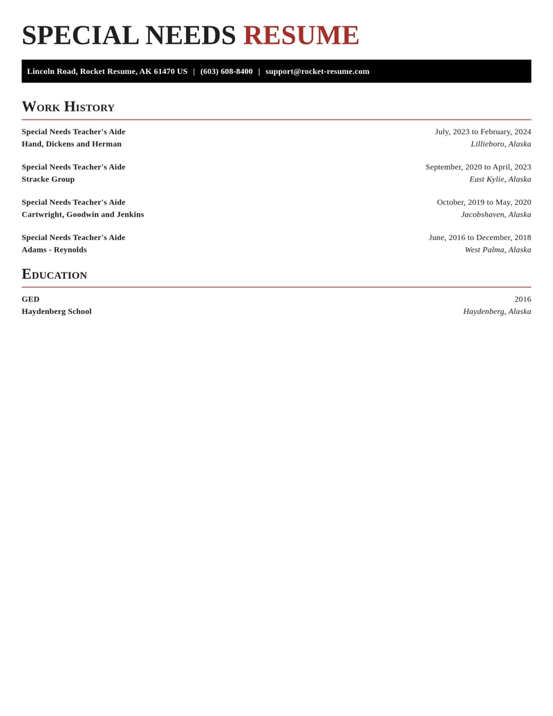 special needs teachers aide misc resume exquisite template 1 exq