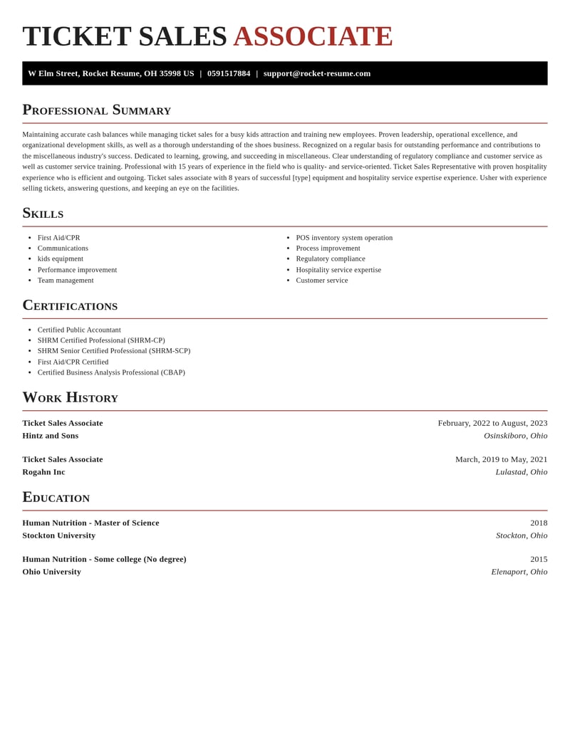 ticket sales associate misc resume exquisite template 0 exq