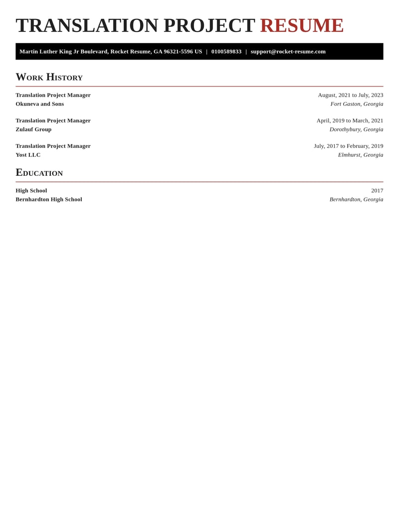 translation project manager misc resume exquisite template 2 exq