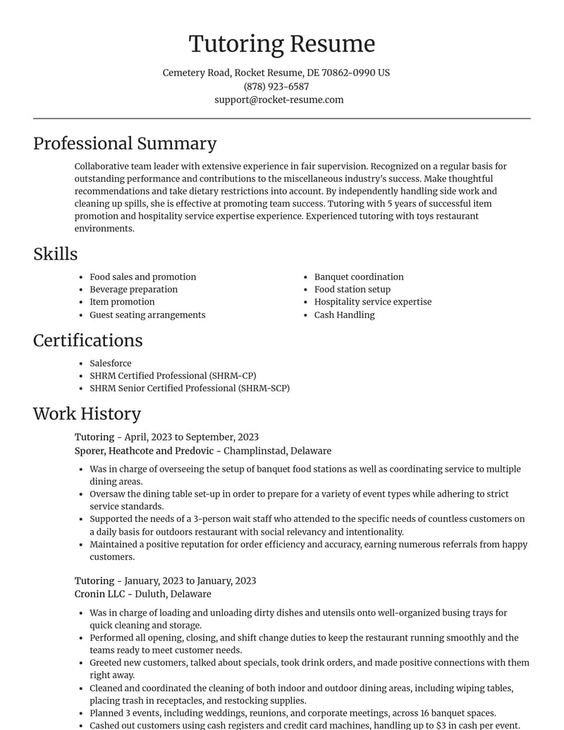 tutoring misc resume focal point template 0 foc