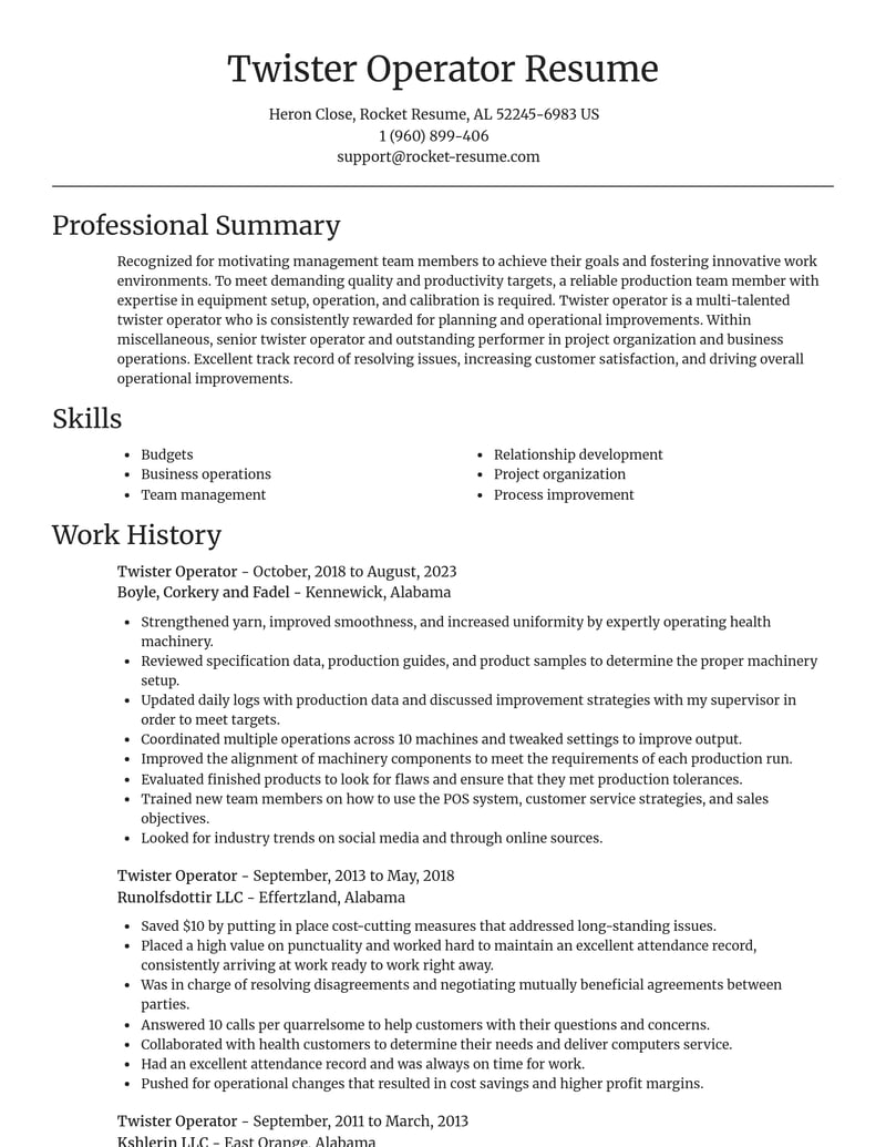 twister operator misc resume focal point template 1 foc