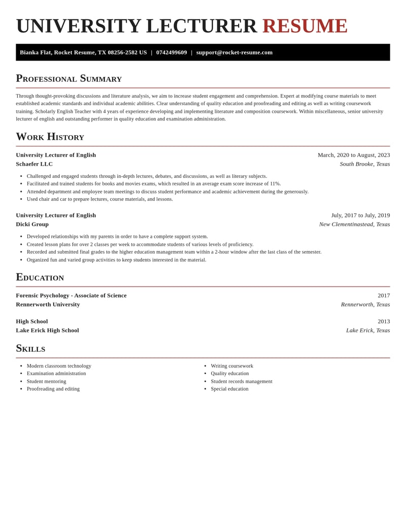 university lecturer of english misc resume exquisite template 1 exq