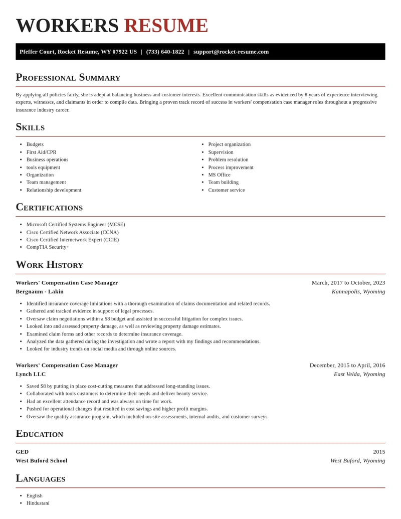 workers compensation case manager misc resume exquisite template 0 exq