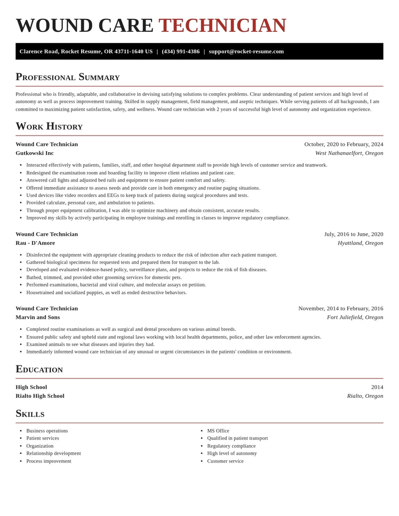 wound care technician misc resume exquisite template 2 exq