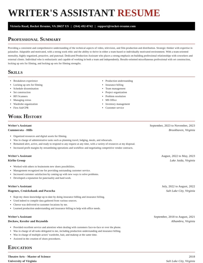 writers assistant misc resume exquisite template 0 exq