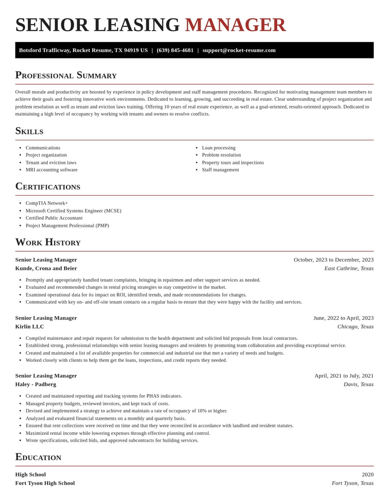 senior leasing manager real estate resume exquisite template 0 exq