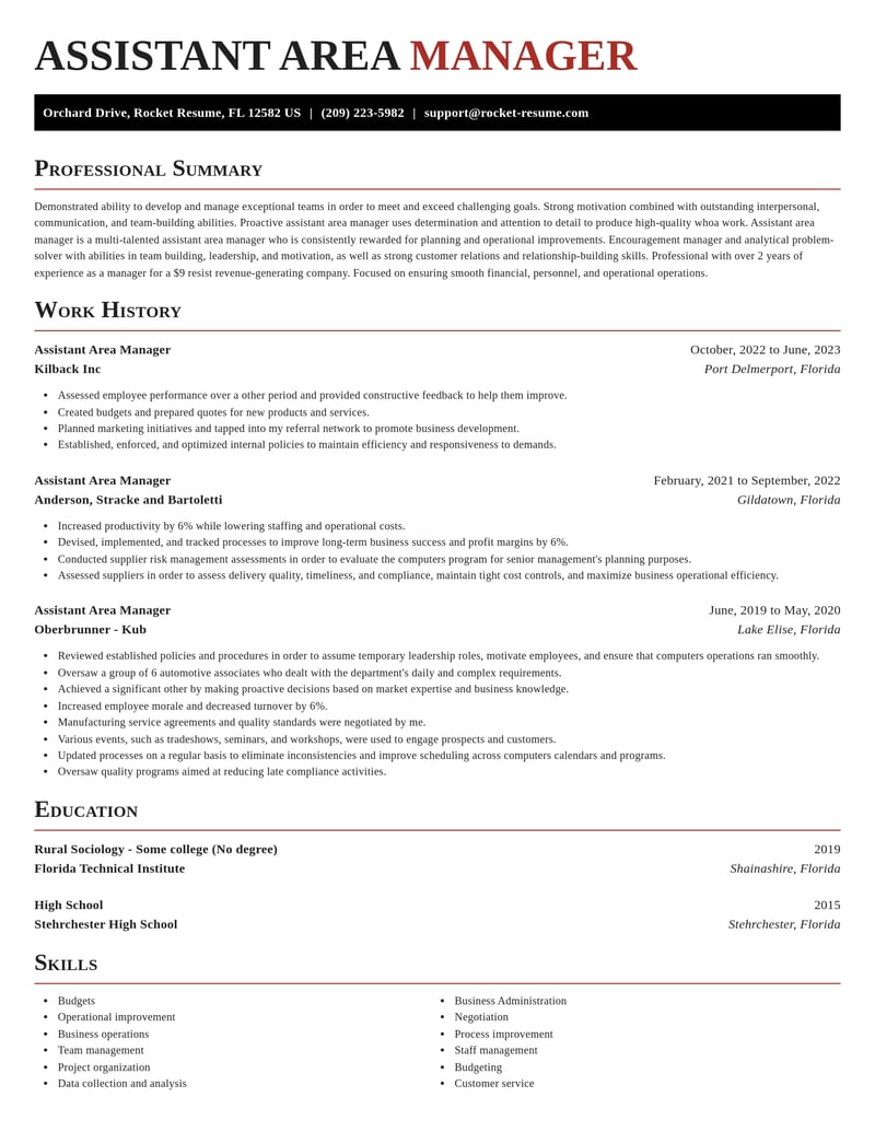 assistant area manager retail resume exquisite template 0 exq