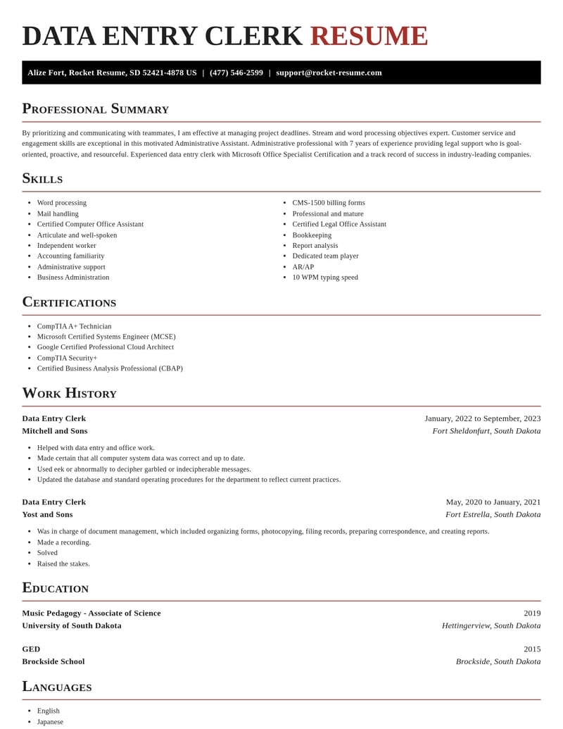 data entry clerk retail resume exquisite template 1 exq