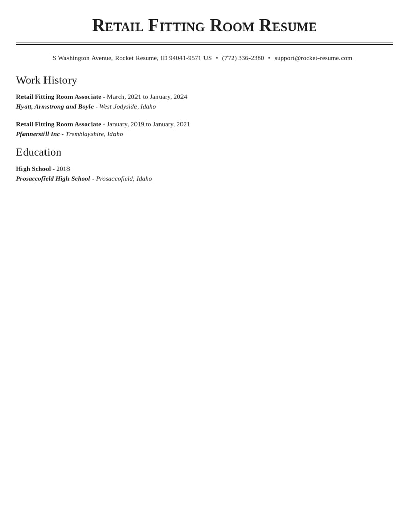 retail fitting room associate retail resume classic template 2 cla