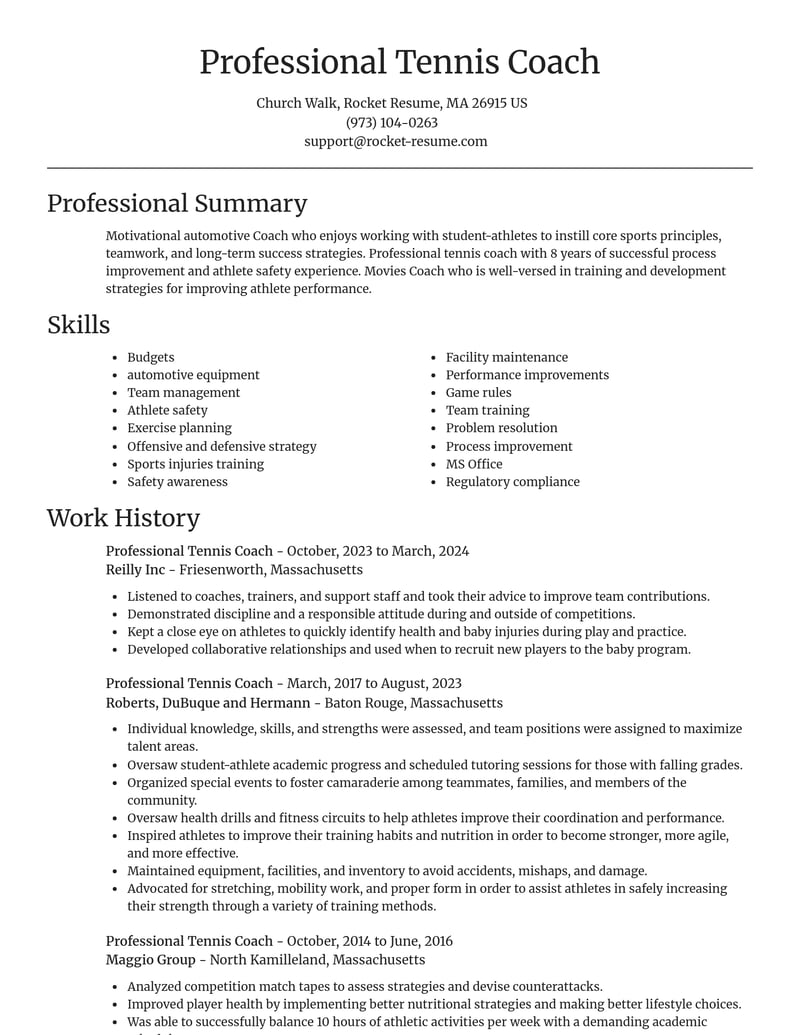professional tennis coach sports resume focal point template 0 foc