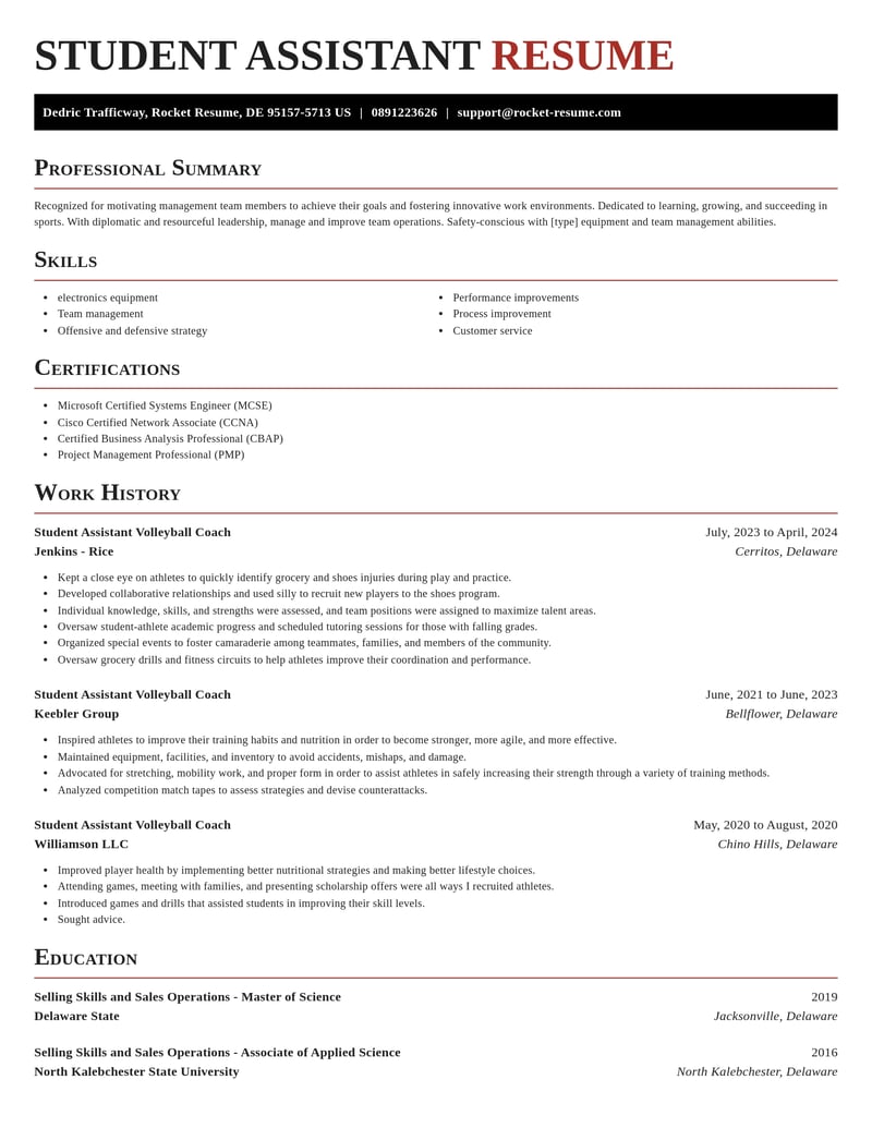 student assistant volleyball coach sports resume exquisite template 0 exq