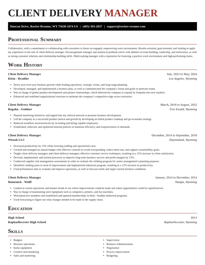 client delivery manager transportation resume exquisite template 2 exq