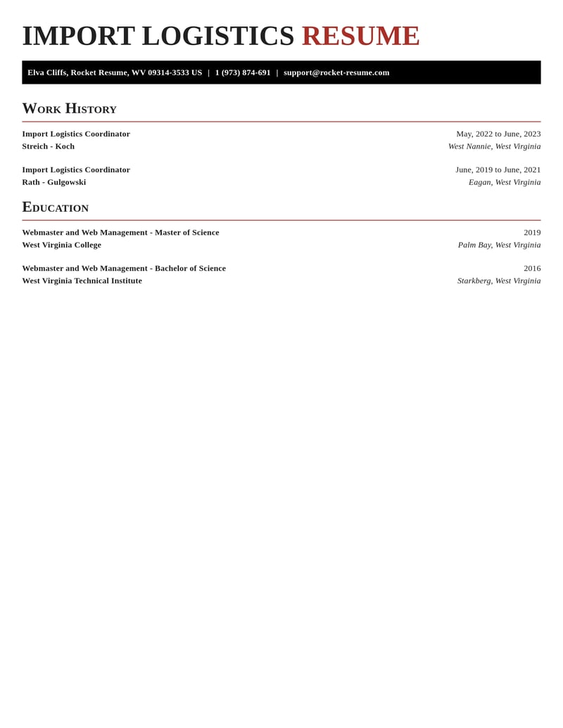 import logistics coordinator transportation resume exquisite template 1 exq