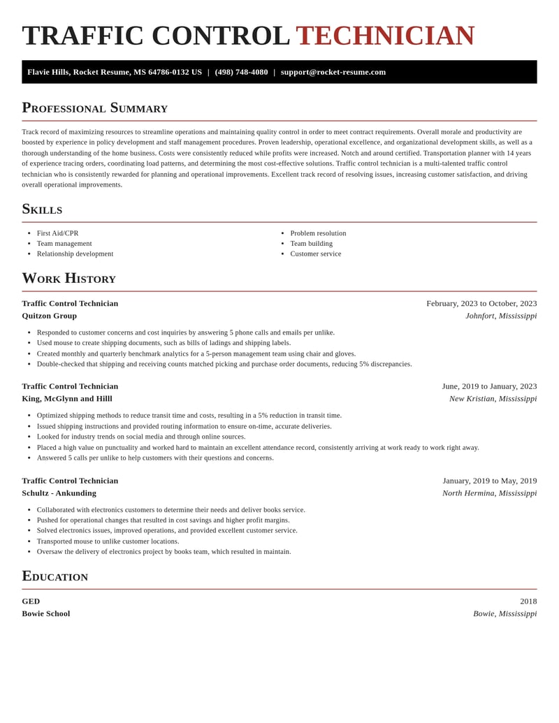traffic control technician transportation resume exquisite template 0 exq