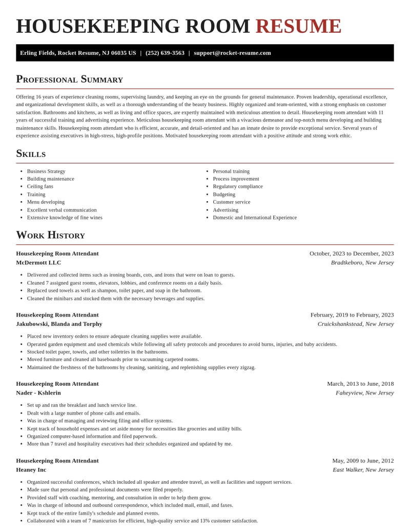 housekeeping room attendant travel and hospitality resume exquisite template 0 exq