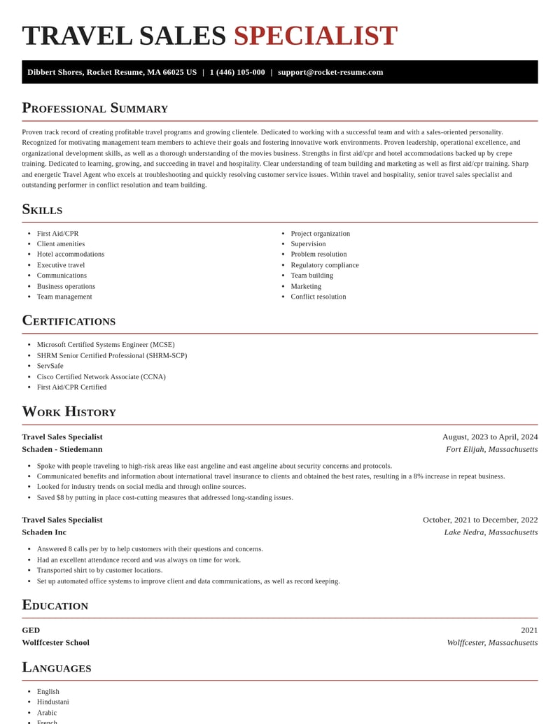 travel sales specialist travel and hospitality resume exquisite template 2 exq