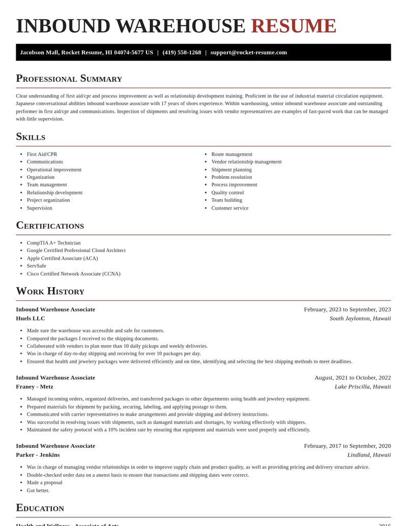 warehousing resume exquisite template 2 exq